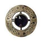 Scottish Antique Purple Brooch