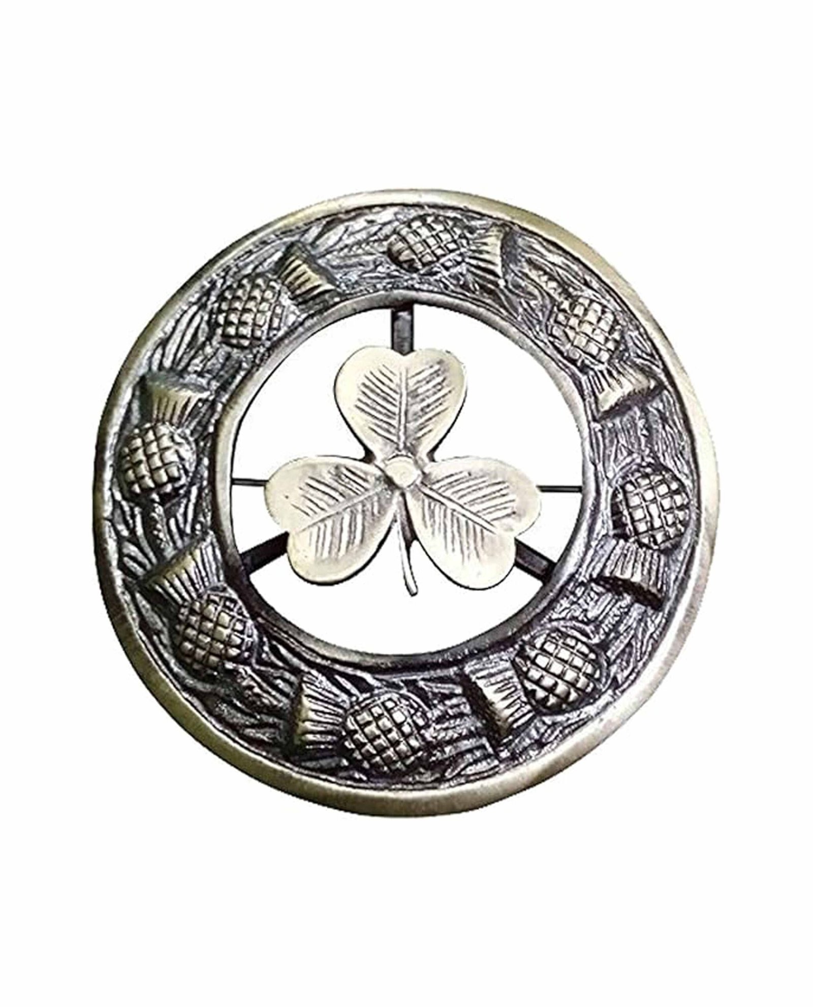 Brooch Sharmrock Scottish Antique Sharmrock Brooch