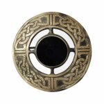 Scottish Antique Black Brooch