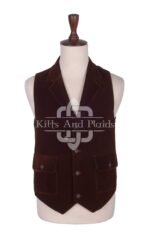 Brown Velvet Waistcoat