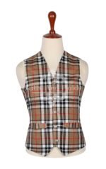 Camel of Thompson Tartan Vest