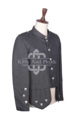 Gray Serge Wool Kenmore Doublet Jacket