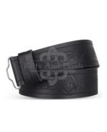 Masonic Embossed Kilt Belt