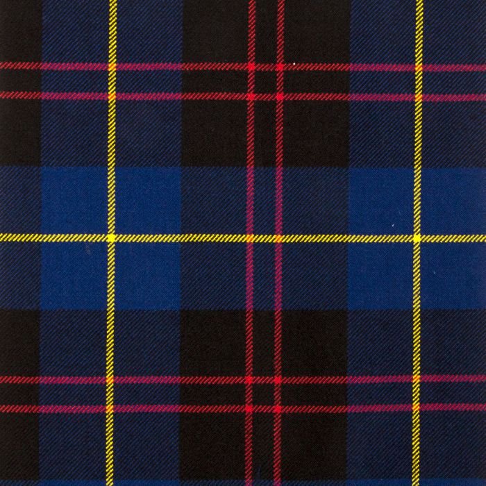 Gordon Blue Tartan Fabric Gordon Blue Tartan Fabric