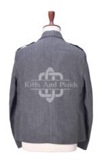 Gray Tweed 5 Buttons Argyll Jacket - Image 2