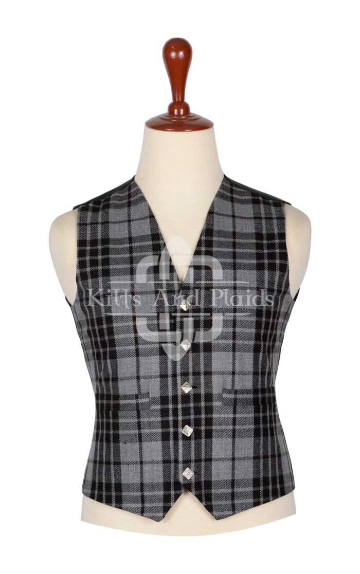 Gray Watch Tartan Vest