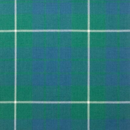 Hamilton Green Ancient Tartan Fabric