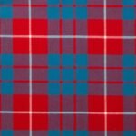 Hamilton Red Modern Tartan Fabric