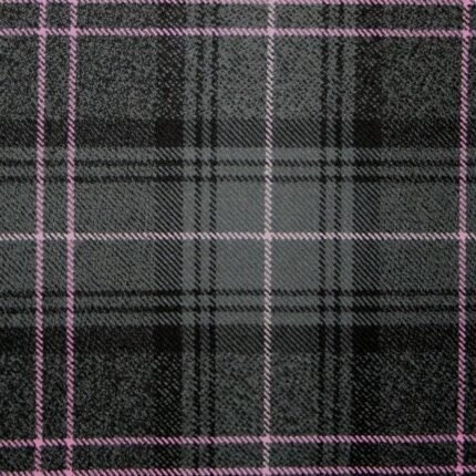 Highland Granite Pink Tartan Fabric