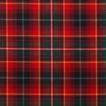 Innes Red Modern Tartan Fabric