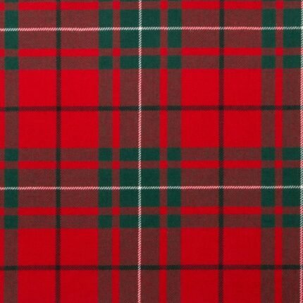 MacAuley Red Modern Tartan Fabric