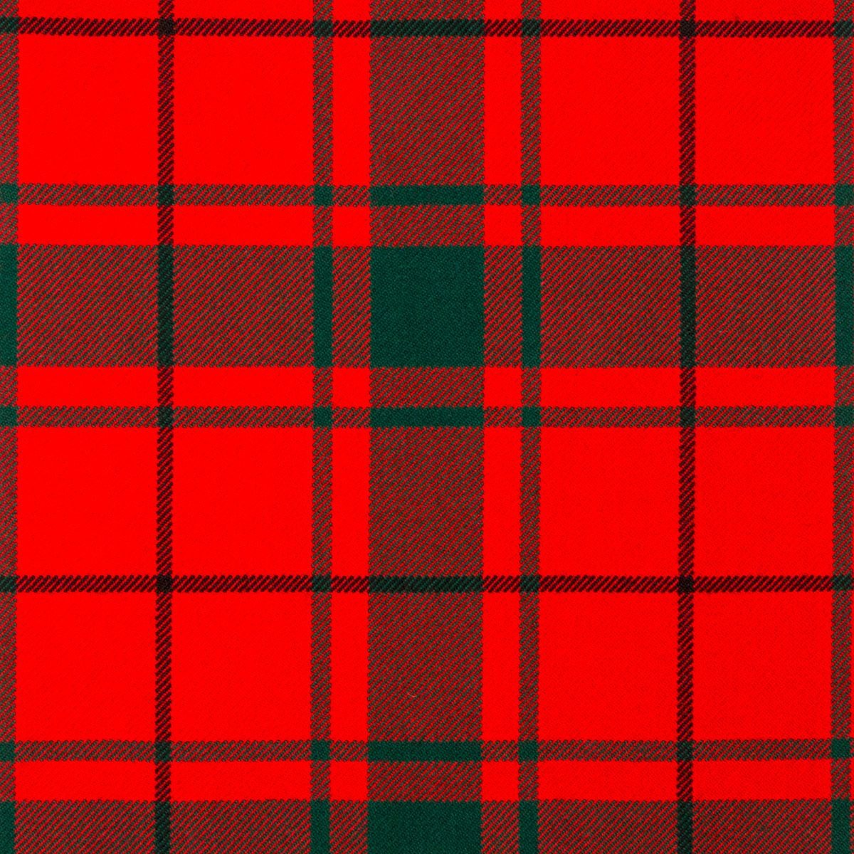 MacDonald of the Isles Red Modern Tartan Fabric