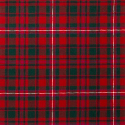 MacKinnon Red Modern Tartan Fabric