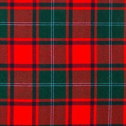 MacPhail Red Modern Tartan Fabric