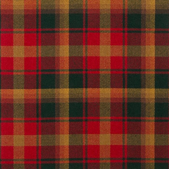 Maple Leaf Canadian Tartan Fabric