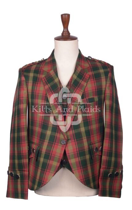 Maple Leaf Tartan Argyll Jacket