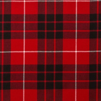 Munro Black And Red Tartan Fabric