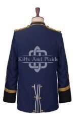Navy Wool Military Officer Tunic Renaissance Jacket