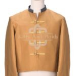 Qing Dynasty Tunic Mustard Yellow Jacket