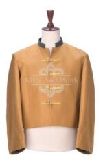 Qing Dynasty Tunic Mustard Yellow Jacket