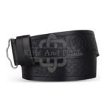 Rampant Lion Embossed Kilt Belt