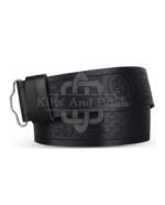 Rampant Lion Embossed Kilt Belt