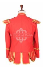 Red Gold Military Doublet Jacket