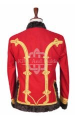 Red Gold Military Hassar Jacket