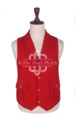 Red Velvet Waistcoat