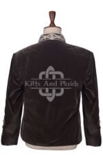 Rennaisance Military Officer Jacket Silver Braided
