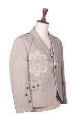 Rose Gold Tweed Argyll Jacket - Image 3