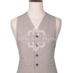 Rose Gold Tweed Argyll Waistcoat