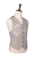 Rose Gold Tweed Argyll Waistcoat