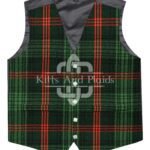 Rose Hunting Modern Tartan Argyll Vest