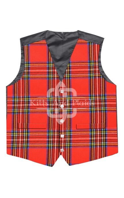 Royal Stewart Tartan Argyll Vest
