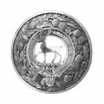 Scottish Scott Clan Badge Plaid Brooch