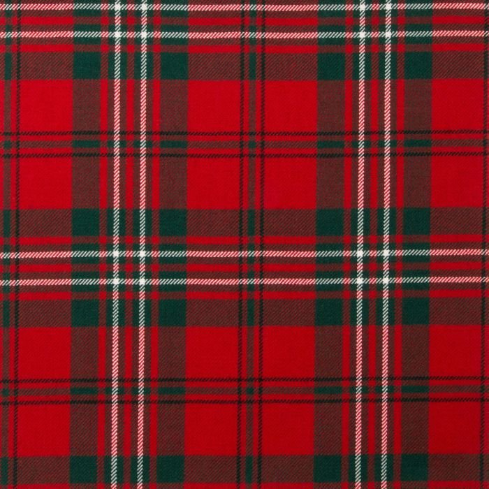Scott Red Modern Tartan Fabric
