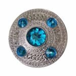Scottish Galician Blue Brooch