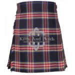 Stewart Black Tartan 8 yard Kilt
