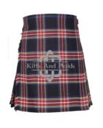 Stewart Black Tartan 8 yard Kilt