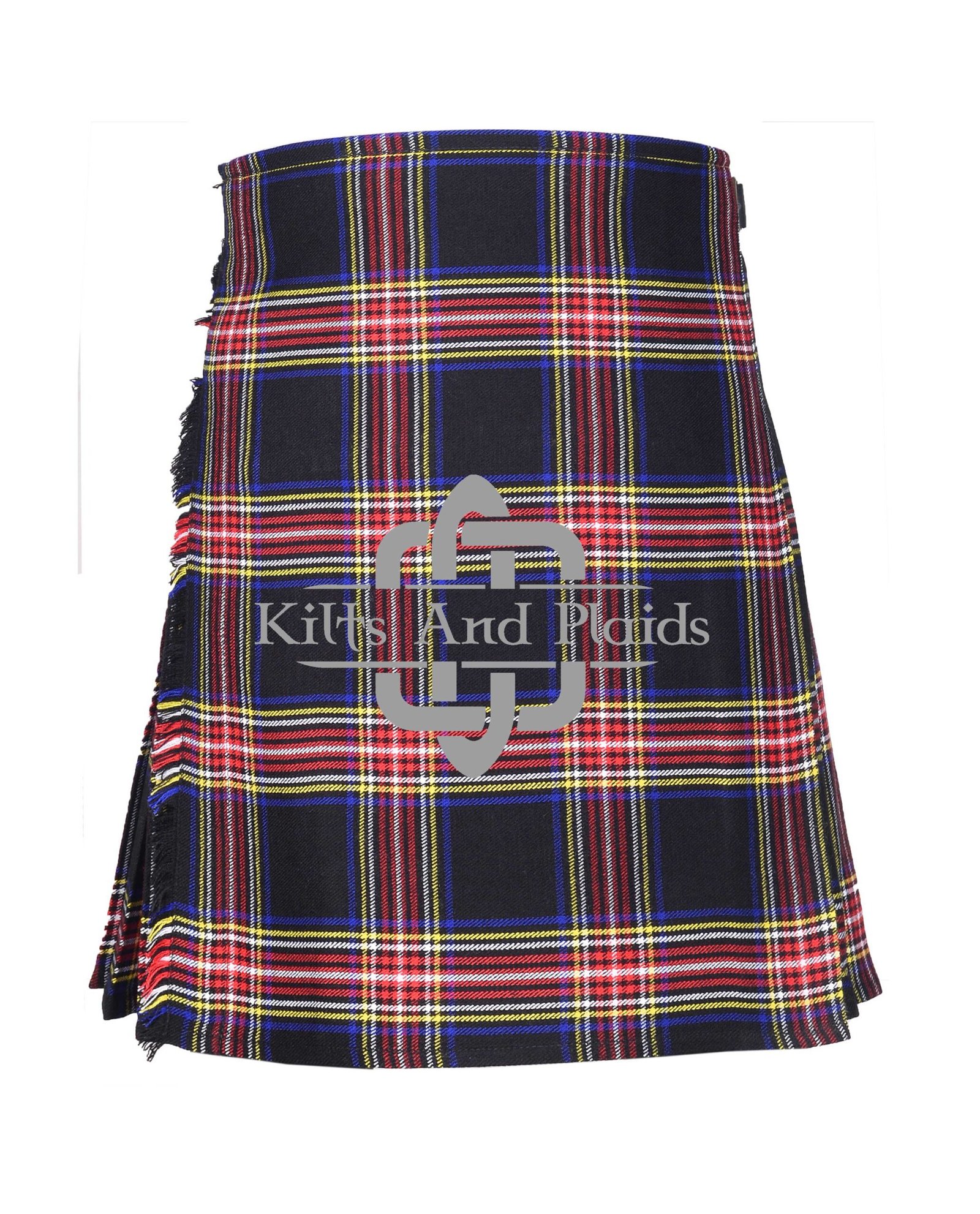 Stewart Black Tartan 8 yard Kilt