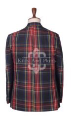 Stewart Black Tartan Blazer Jacket