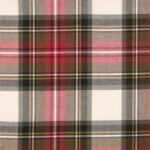 Stewart Dress Weathered Tartan Fabric