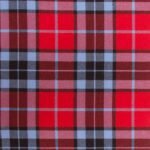 Thomson Red Modern Tartan Fabric