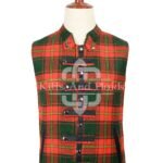 Ulster Red Tartan Punk Rock Waistcoat