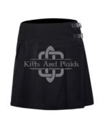 Solid Black Billie Skirt for Women