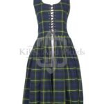 1800s Gordon Modern Tartan Women’s Dress