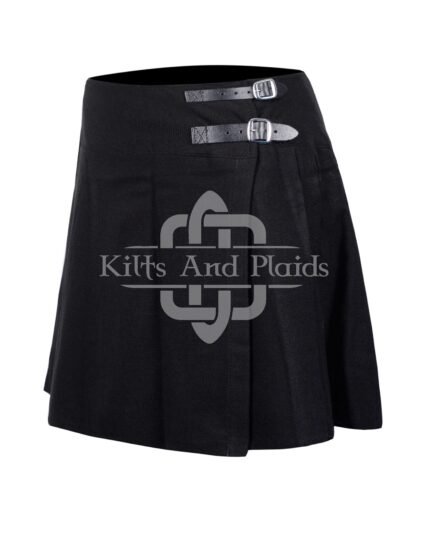 Solid Black Billie Skirt for Women