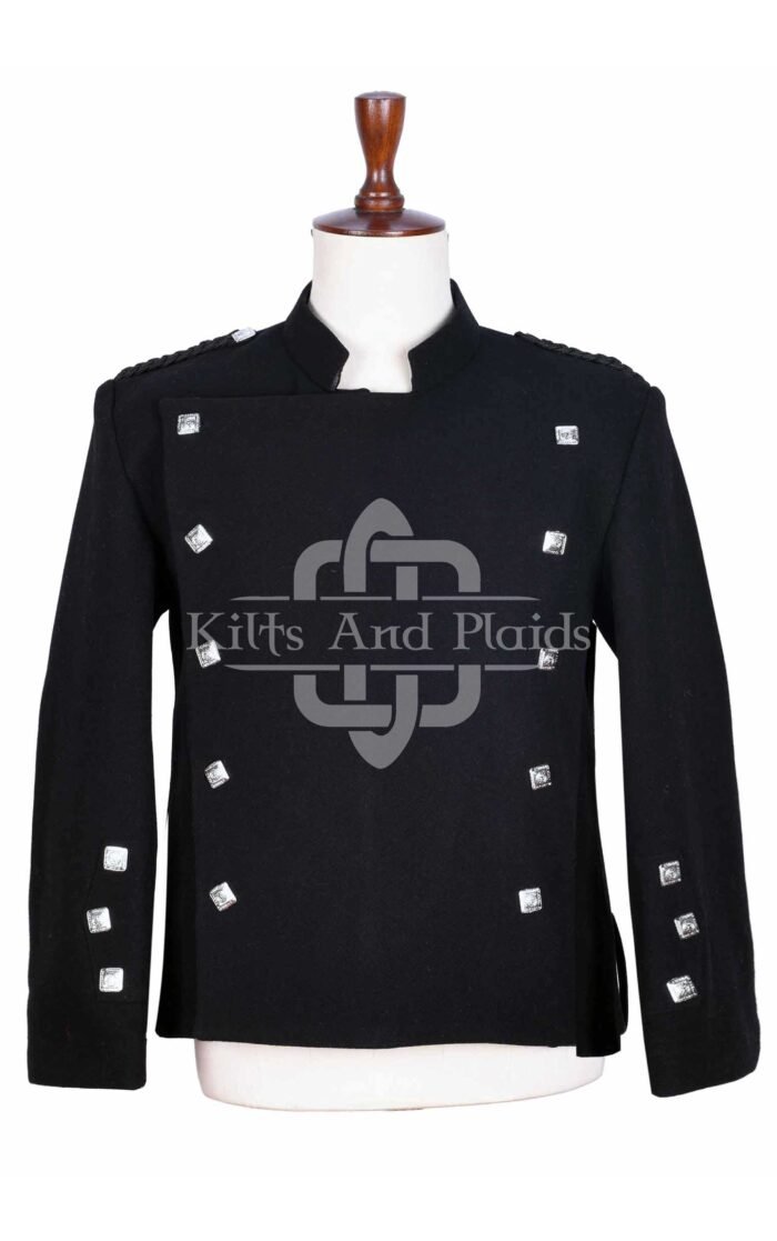 Black Wool Montrose Doublet Jacket