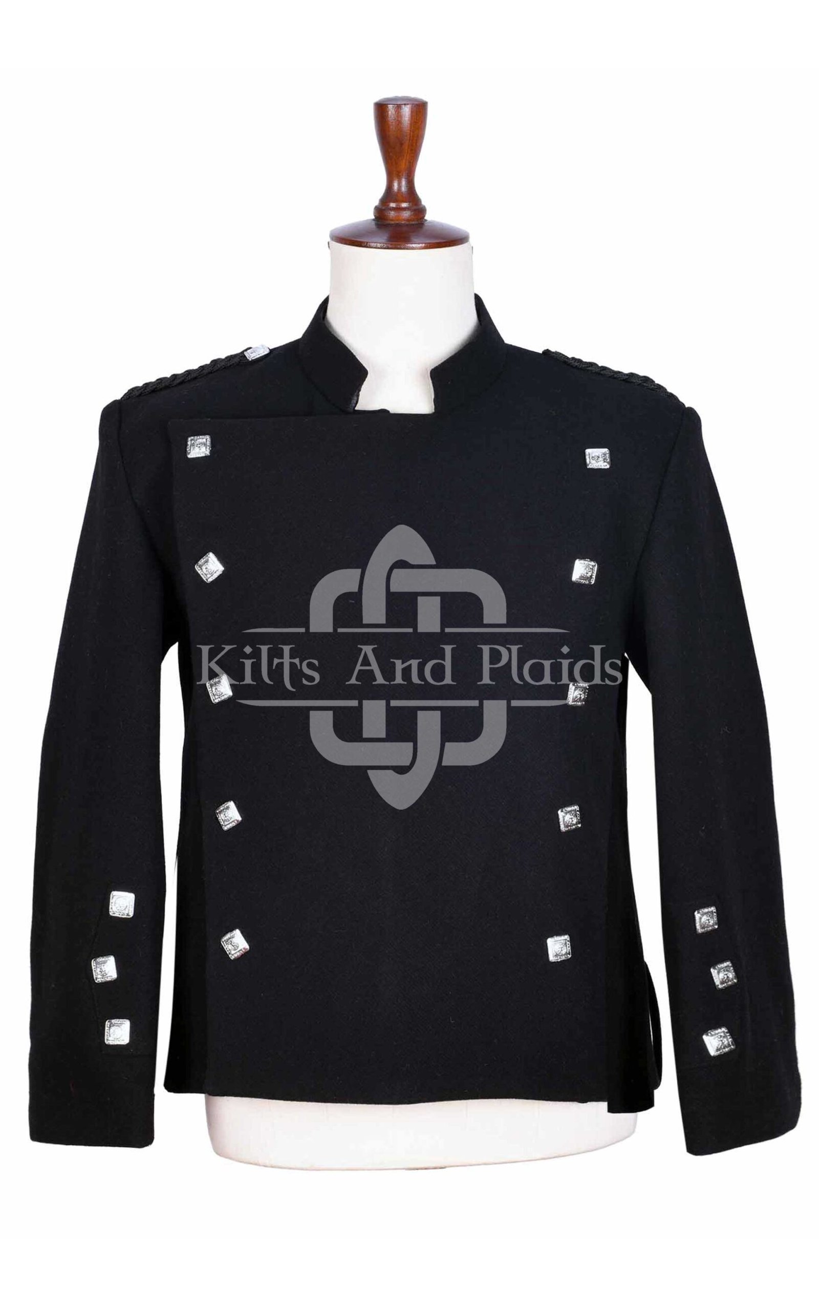 Black Wool Montrose Doublet Jacket